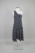 Asymmetrical Striped Dress