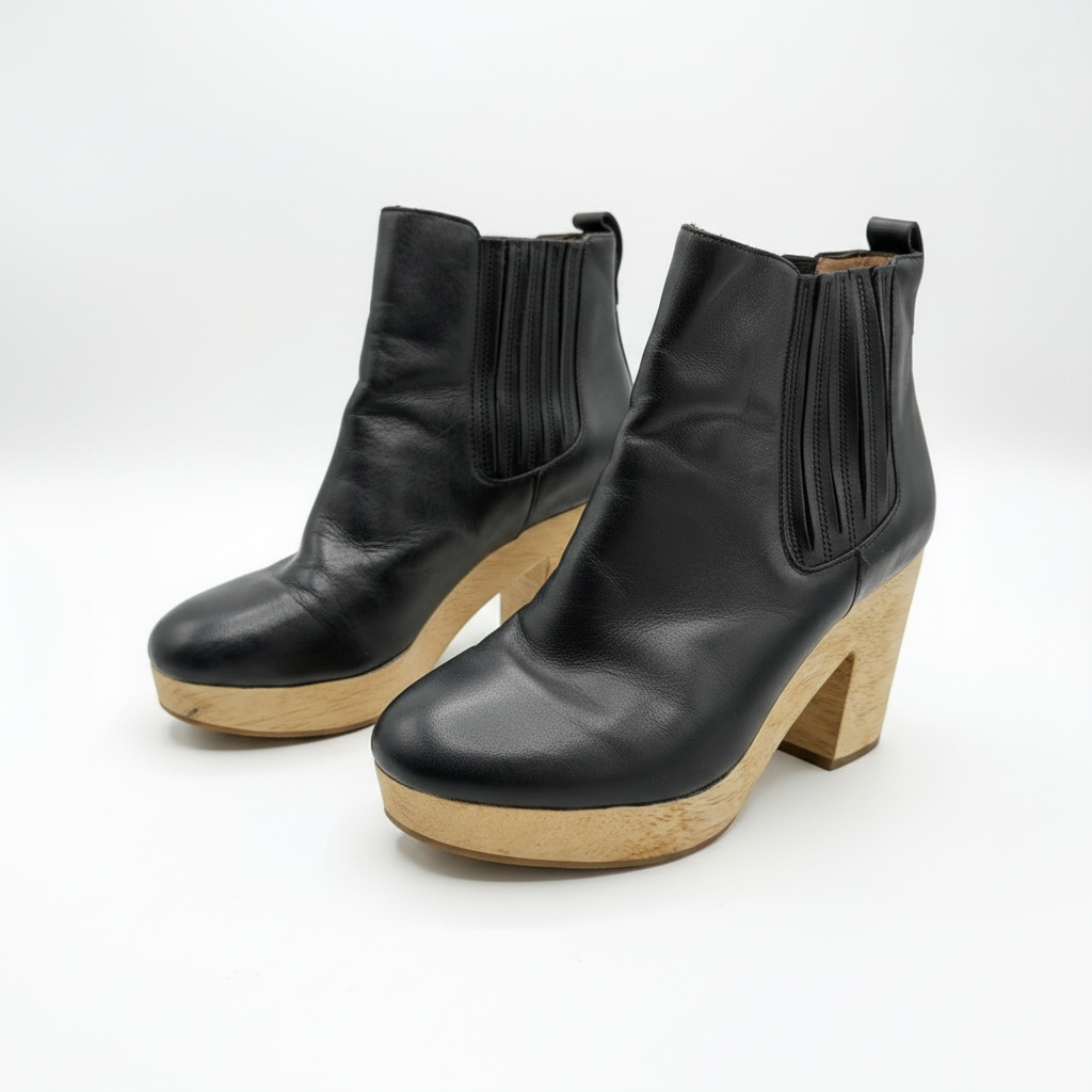 Black Leather Boots