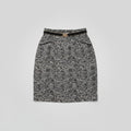 Anthropologie Black and White Skirt
