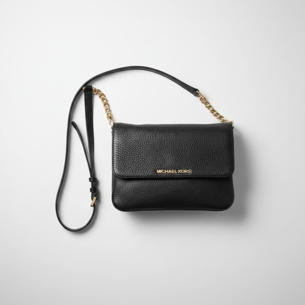 Black Crossbody Leather Bag
