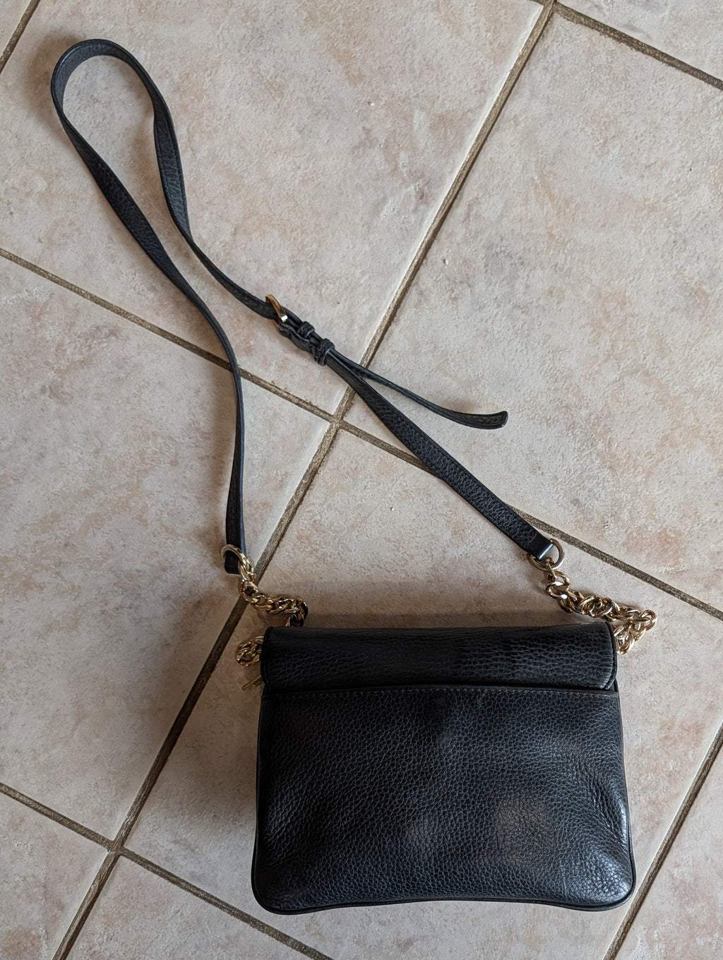 Black Crossbody Leather Bag
